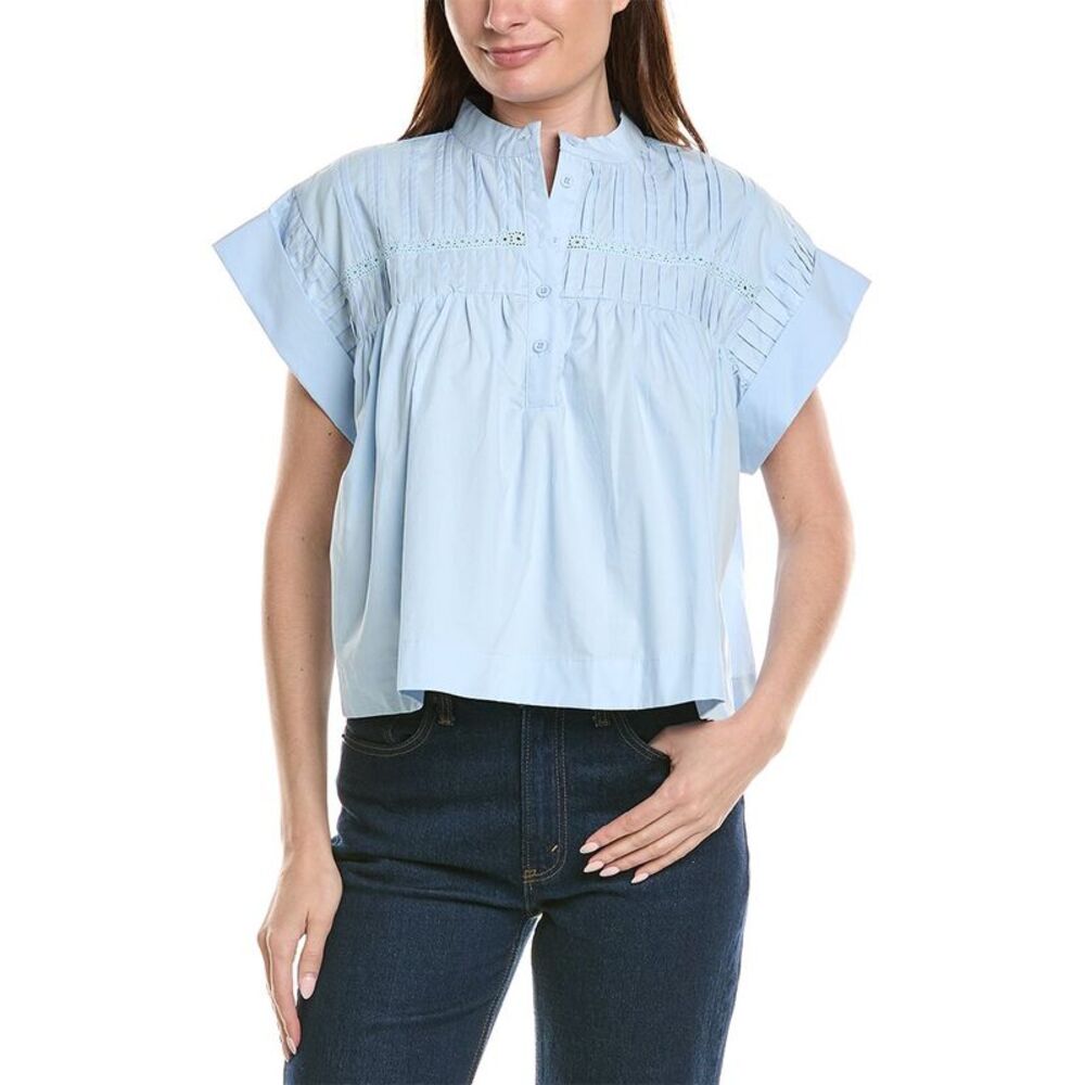 Anna Kay Womens  Tribecca Blouse, Navy
